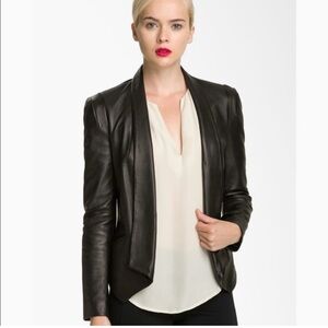 Rebecca Minkoff Black Genuine Leather Jacket